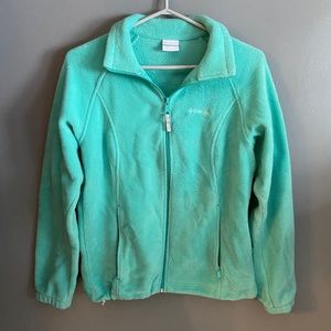 Columbia full zip fleece sweater size M